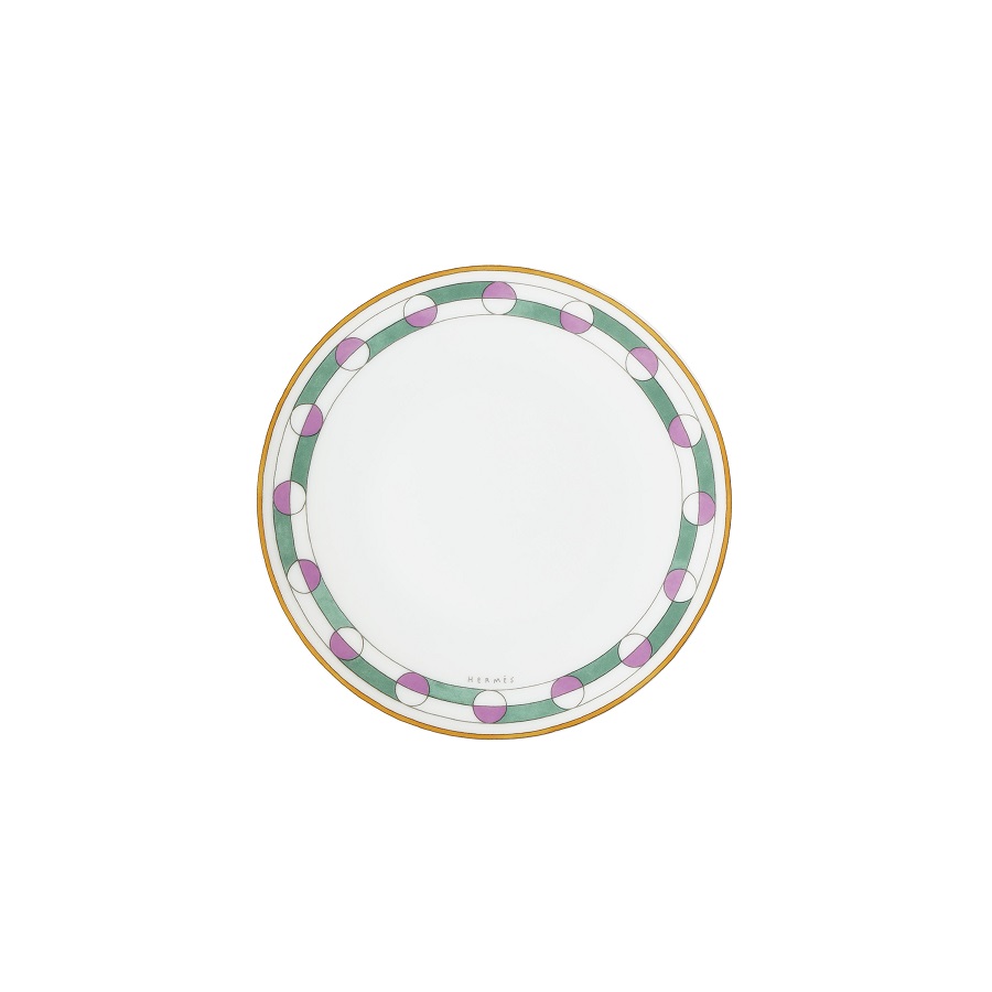 The Art of Creating Objects That Speak to All the Senses | A Conversation with Anne-Sarah Panhard, Managing Director of Maison Hermès 3 P Hermes en contrepoint Bread and butter plate orange thread Hermes©Studio des Fleurs 4