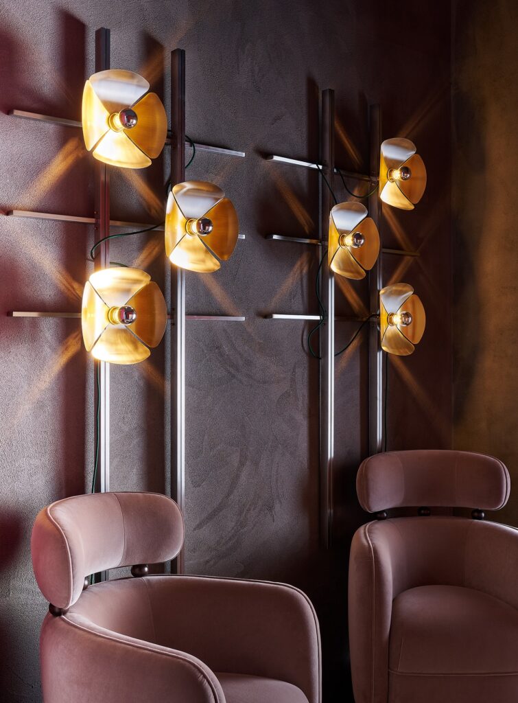 Collectible Design | Conversations With | PART 1 | Nilufar Gallery, Milan 3 Pic 4 Nilufar Gallery Wall Lamp Floraria designed by Gupica 2024 Ph. Filippo Pincolini