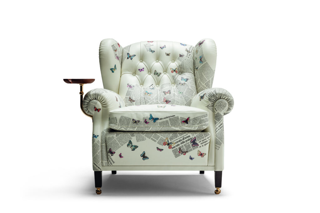 Still Making Headlines: Poltrona Frau x Fornasetti 1 1919 armchair 1