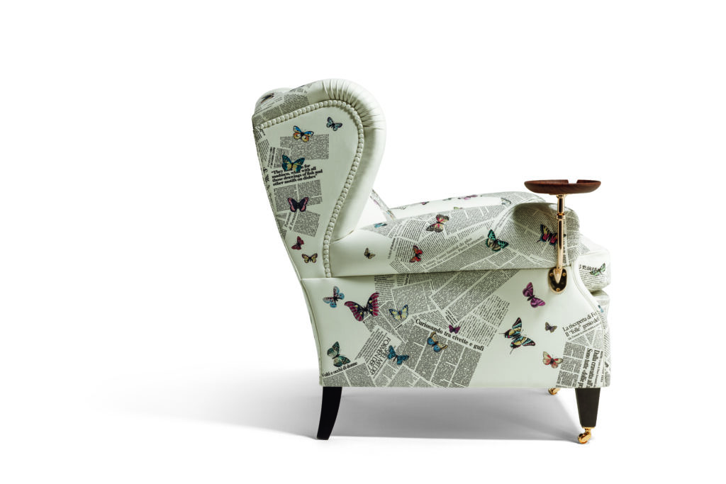 Still Making Headlines: Poltrona Frau x Fornasetti 3 1919 armchair 4