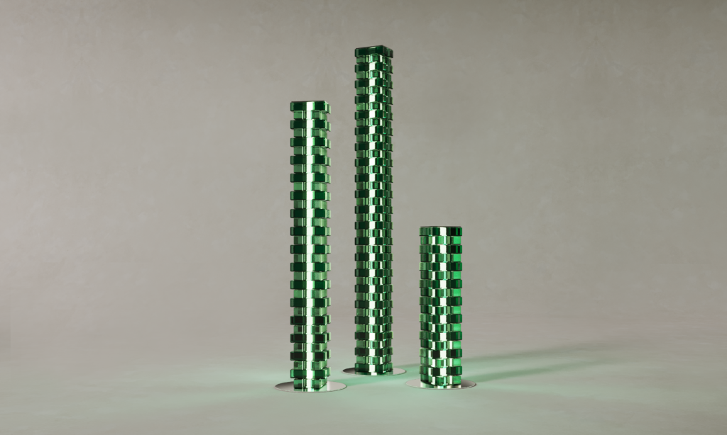 A Sculptural Dialogue Across Continents: Etereo × StudioTwentySeven 4 Floor Lights View 01A
