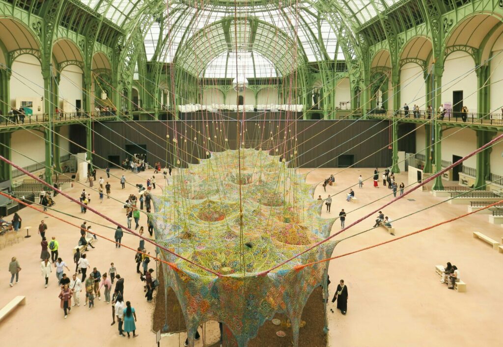 The MCM Summer Edit: 6 Shows Worth Travelling For 6 ernesto netos textile art installation at paris grand palais captured by paul clemence 27