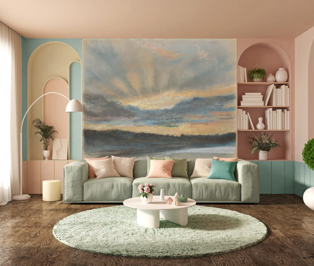 Straight from Fifth Avenue: The Met Brings Art Home 5 The Met x Sedar wallpaper featuring Sunset Eugene Delacroix