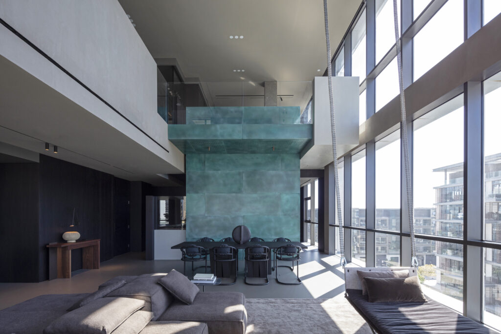 The Blue Copper Loft: an Urban Escape in Dubai 2 Blue Copper Loft by ANARCHITECT© photo Ieva Saudargaite 2