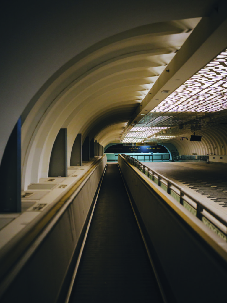 Inside NOMAD Abu Dhabi: Nicolas Bellavance-Lecompte on Reimagining Cultural Spaces in the Middle East 6 NOMAD ABU DHABI 2025 Terminal 1 Zayed International Airport Ph. N. Berezhnoy 0001389