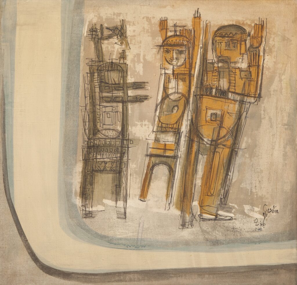 zamalek art gallery gazbia sirry surrender 1971 oil on canvas 63 %C3%97 60 cm. courtesy zamalek art gallery