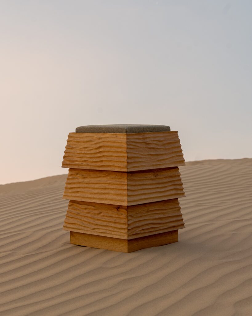 Created for Non-Conformists: The Quiet Radicalism of Daniel and Heilig Objects 8 Heilig Objects PAGODE Stool Oak Wahiba Desert Mood DSC042394DSC04245