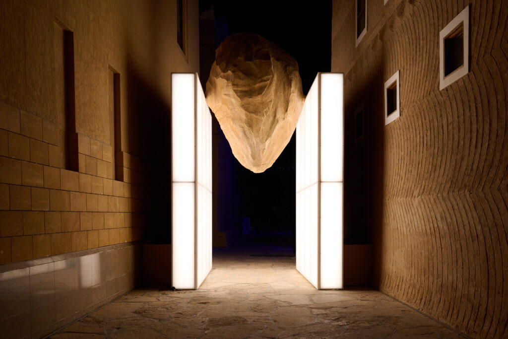 Between Light and Stone: Exclusive Conversation with Nebras Aljoaib 1 Nebras AlJoaib Between Light and Stone Photo Noor Riyadh 2025 54 1