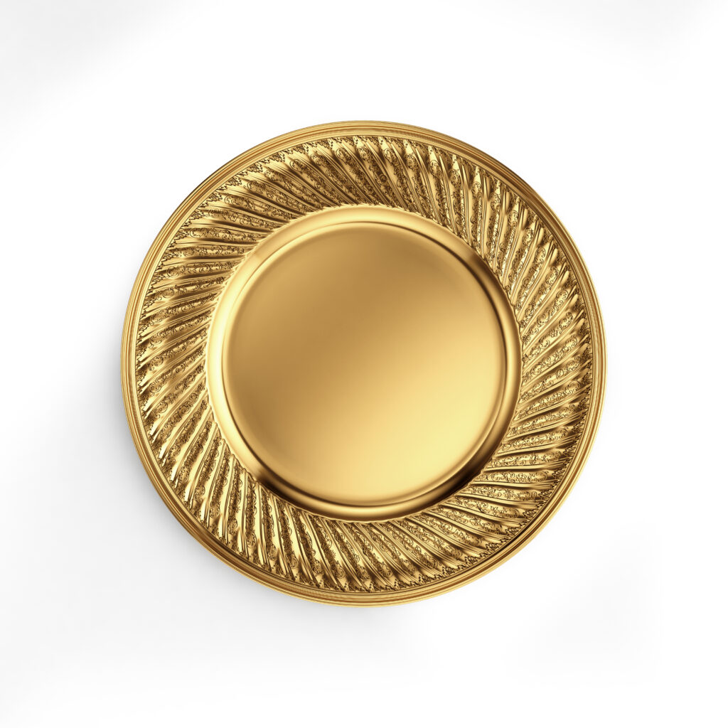 PUIFORCAT 100462O Anna of Austria presentation plate