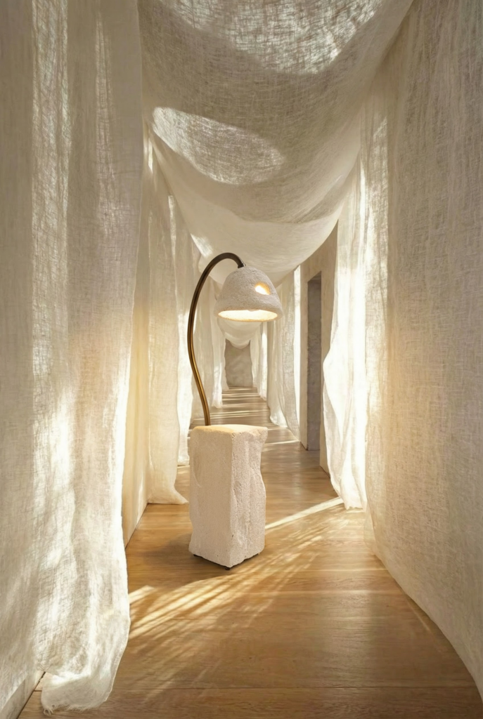 Diana Ghandour Unveils Her First Furniture Collection at Art Paris 1 L eclipse Lamp by Diana Ghandour Studio