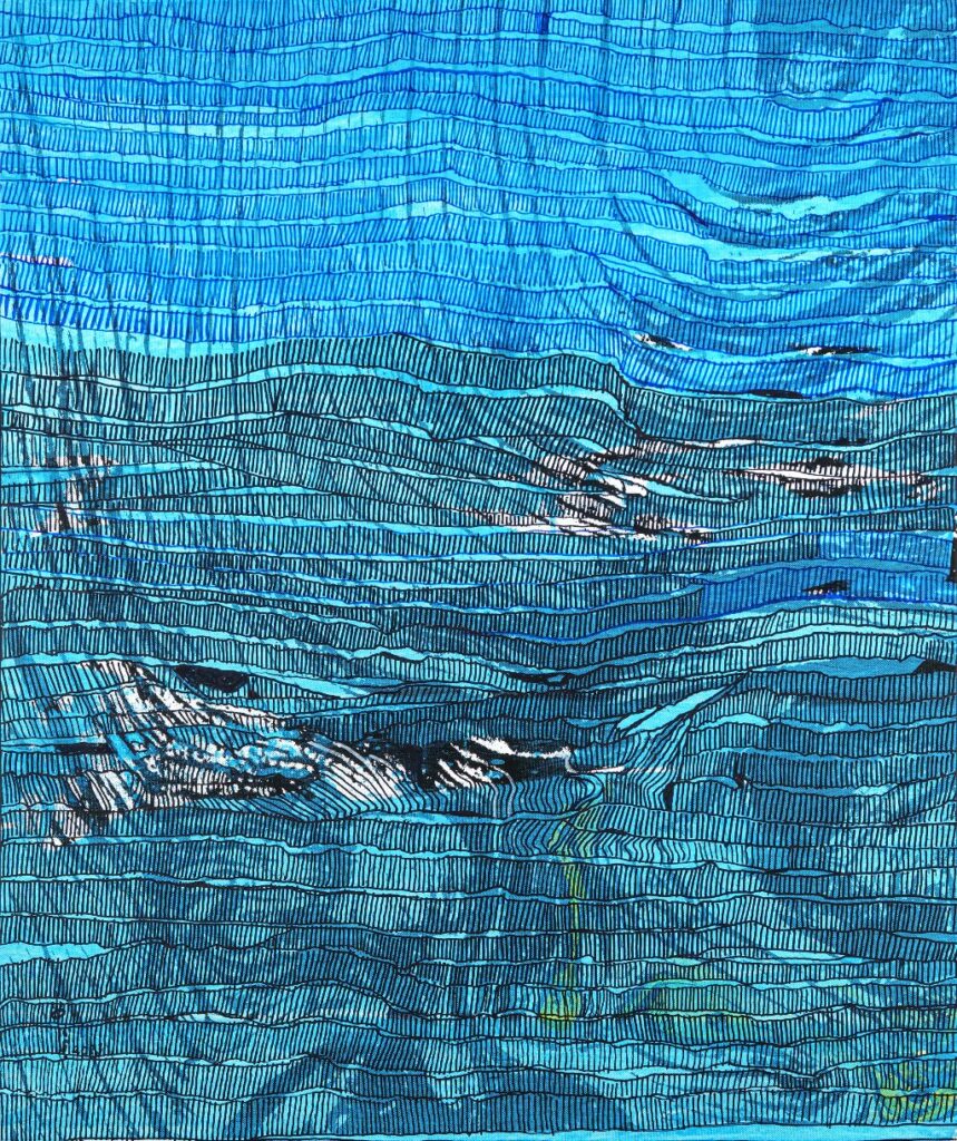 Aisha Alabbar Najat Makki The Scent of Memories 2023 Painting