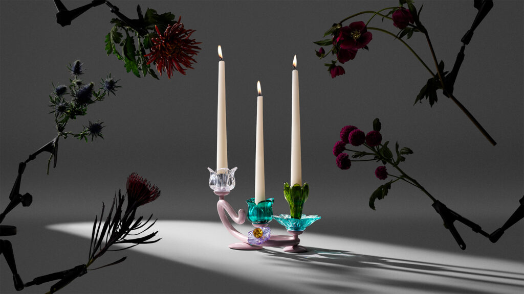 Mille Fleurs Candelabra On Flowers Baccarat x Bethan Laura Wood @Nicolas Receveur Paysage 1