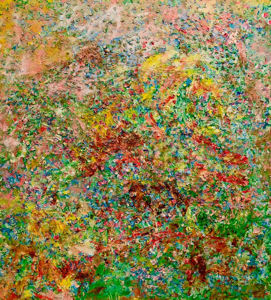 15 Questions to Lebanese Artist Lana Khayat On Memory, Women & Landscape 4 What Grows After the Storm 176 x 160cm Mix Media on canvas 2025