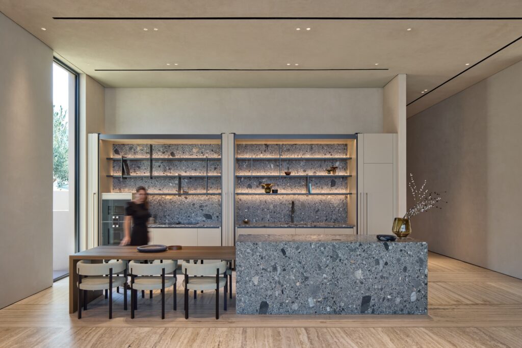 The Luxury of Restraint 5 DELFINA DESIGN VILLA BULGARI KITCHEN CLOSED copy