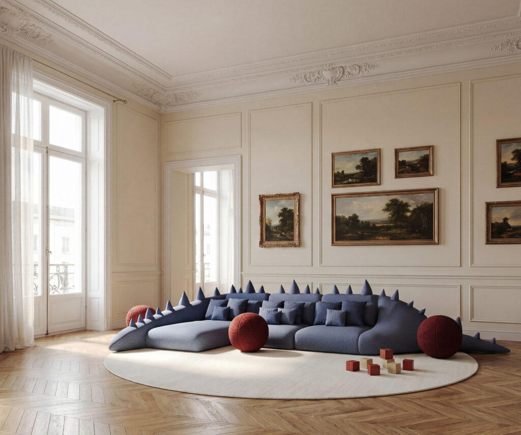 Can Childhood Become Luxury Design's Next Frontier? 7 Dragon Sofa