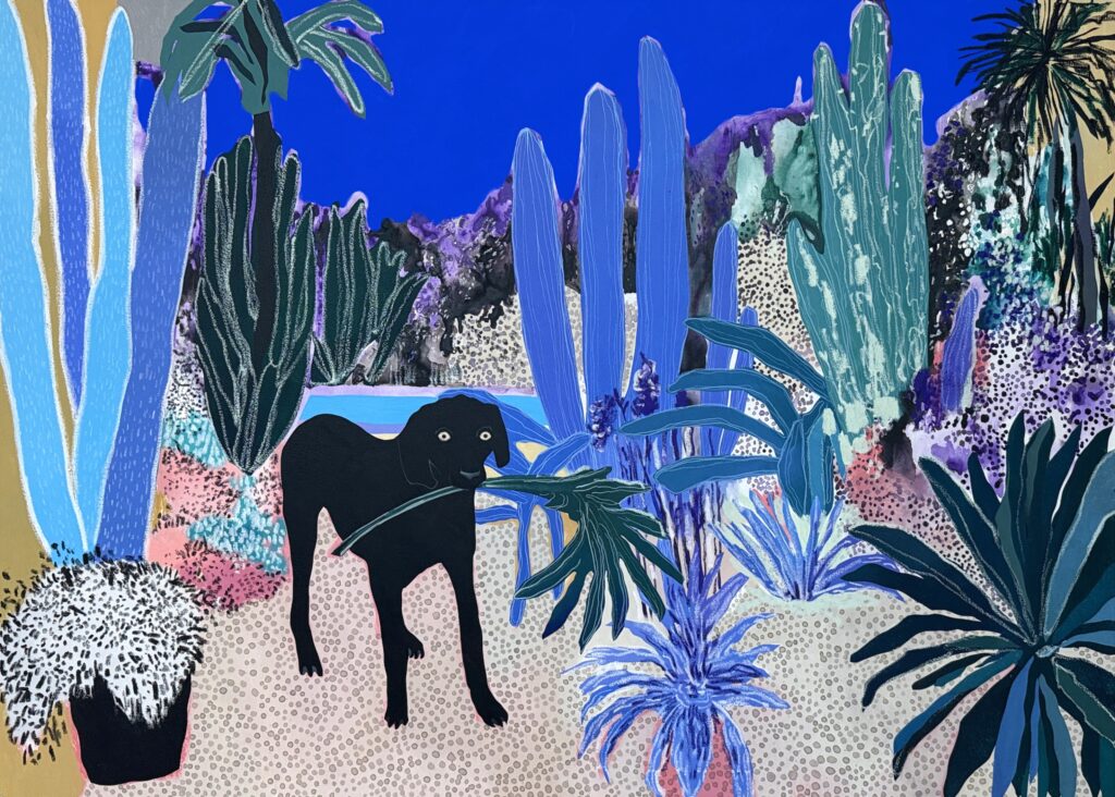 What Does “Made in the UAE” Mean Today? 2 ELIZAVETA PUGACHEVA A Dog 2026 Acrylic on canvas Courtesy of JD Malat Gallery Dubai