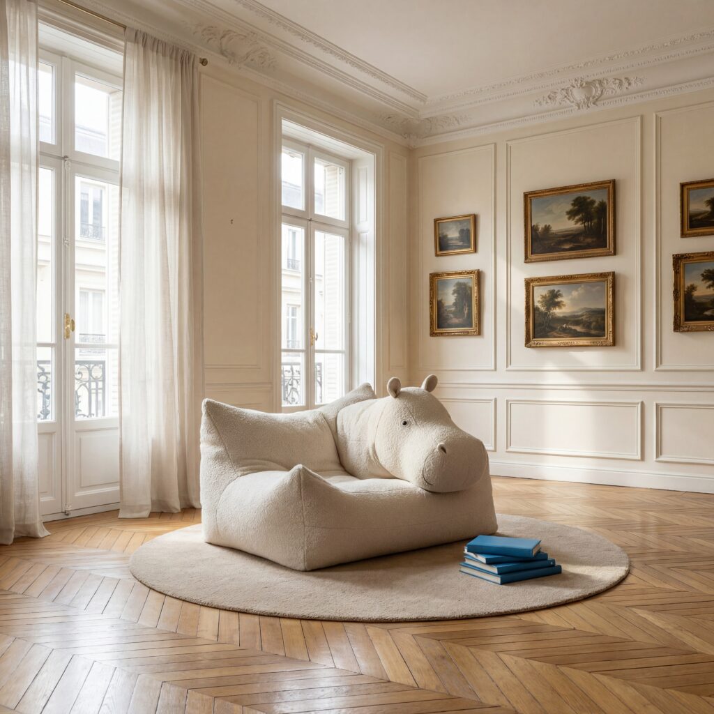 Can Childhood Become Luxury Design's Next Frontier? 3 Hippo Armchair