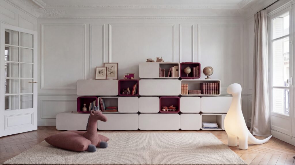 Can Childhood Become Luxury Design's Next Frontier? 5 ModularWorld GiraffePouf DinosBooFloorLamp