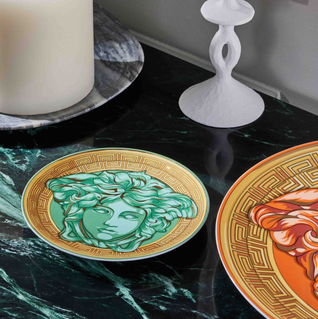 The New Trend: How Nolan's Odyssey Is Bringing Back Ancient Shapes 7 11. VERSACE MEDUSA