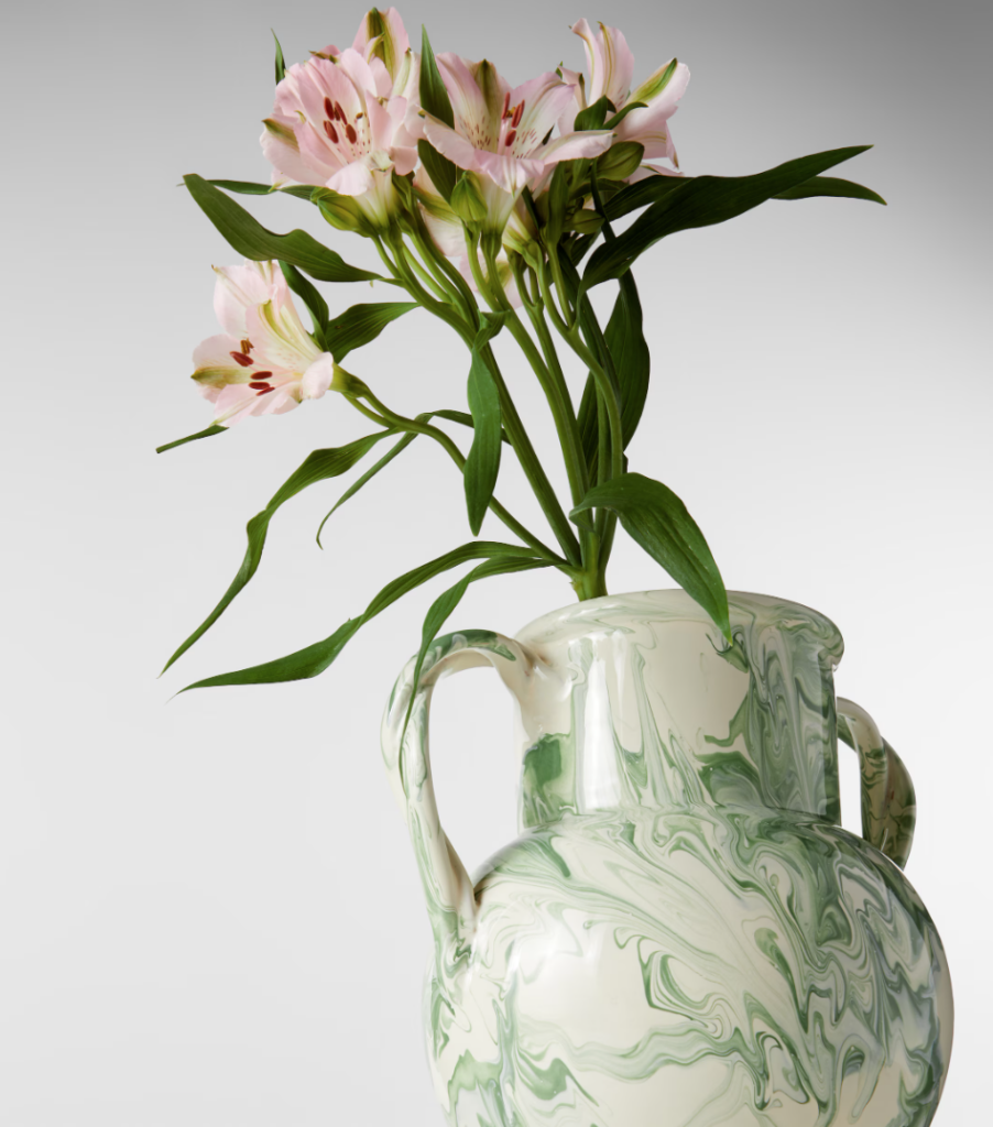 The New Trend: How Nolan's Odyssey Is Bringing Back Ancient Shapes 10 6. My Theresa Cabana Marble ceramic vase