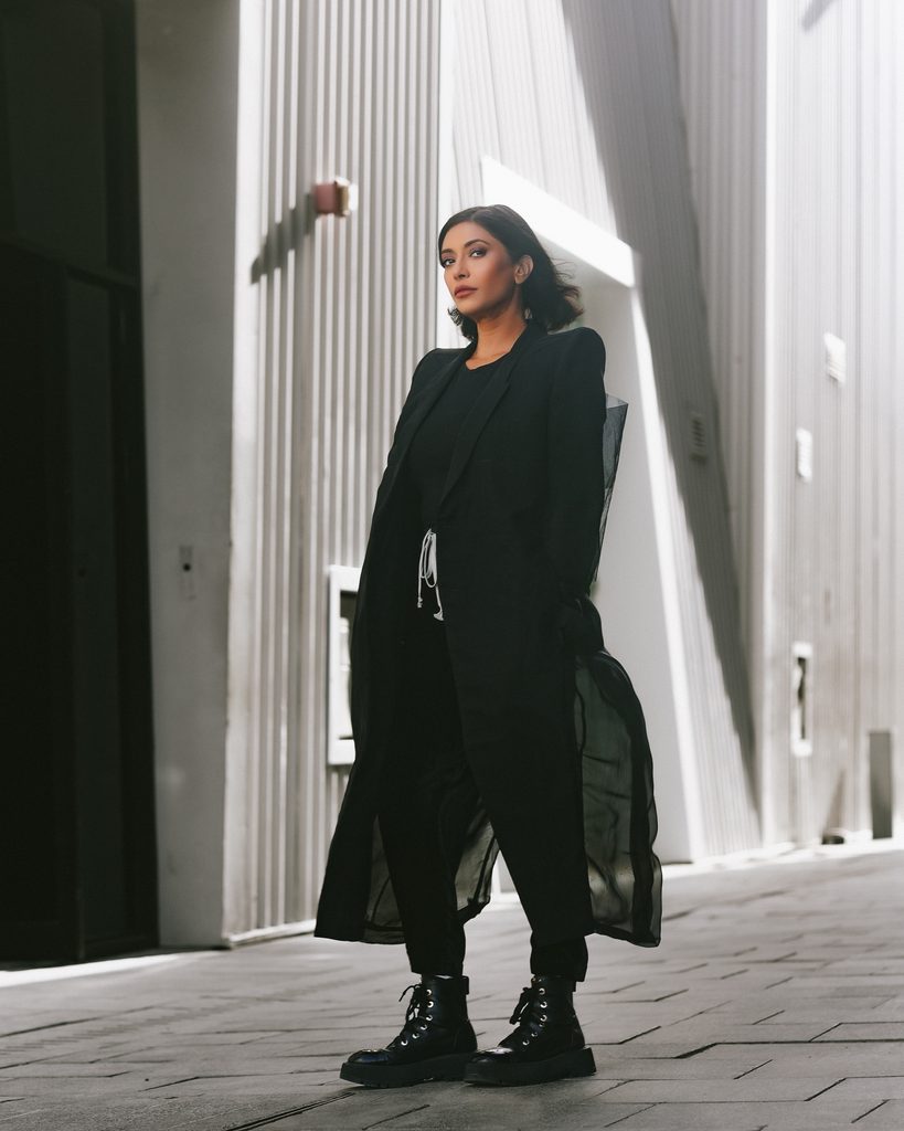 Rue portrait in front of Concrete Alserkal Avenue 2026