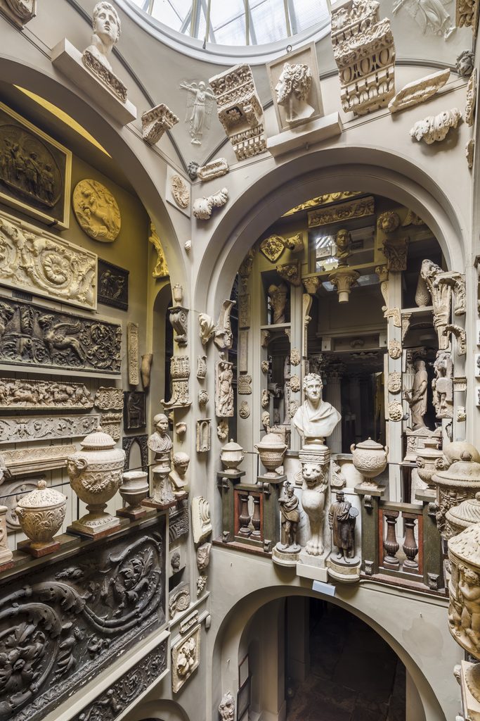 This Museum in London Is a Secret to Most, and It Contains More Paintings Than the National Gallery Once Held 3 The Dome at Sir John Soane s Museum including a bust of the man himself. Photo Gareth Gardner