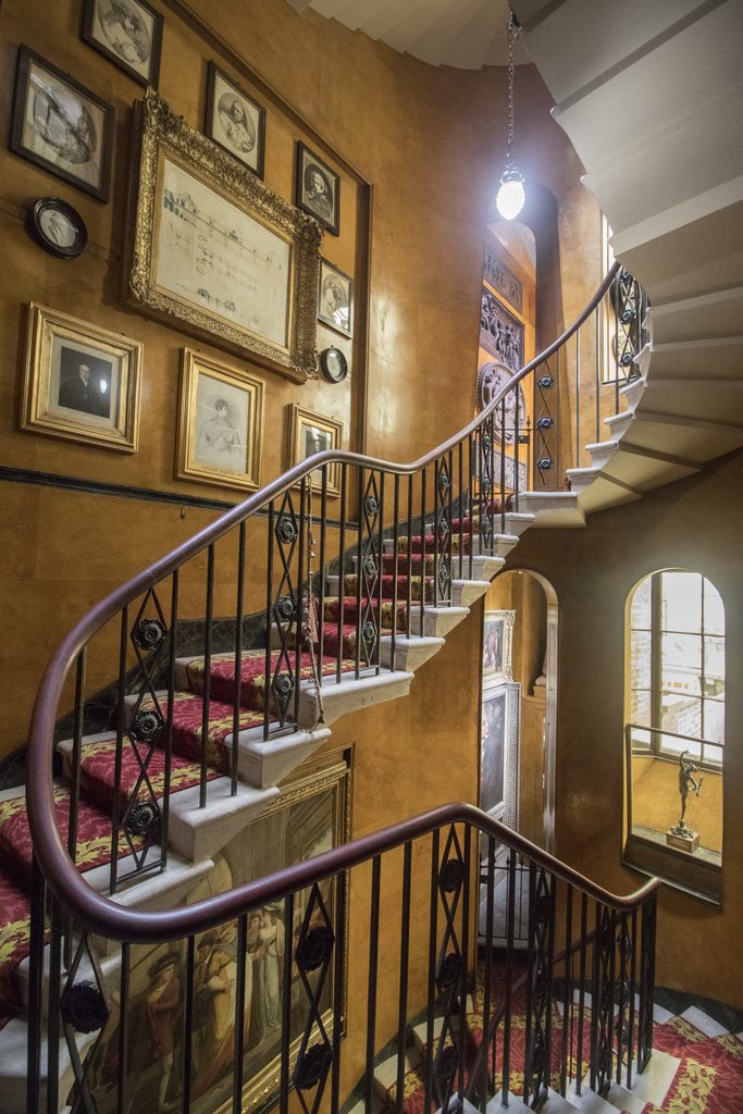 This Museum in London Is a Secret to Most, and It Contains More Paintings Than the National Gallery Once Held 2 The cantilever stairs in no. 13 Lincoln s Inn Fields part of Sir John Soane s Museum photo by Tom Ryley