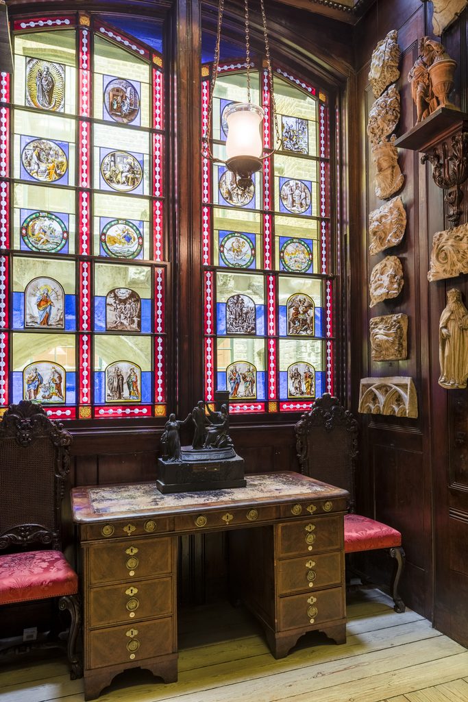 This Museum in London Is a Secret to Most, and It Contains More Paintings Than the National Gallery Once Held 12 The windows of the Monk s Parlour at Sir John Soane s Museum. Photo Gareth Gardner