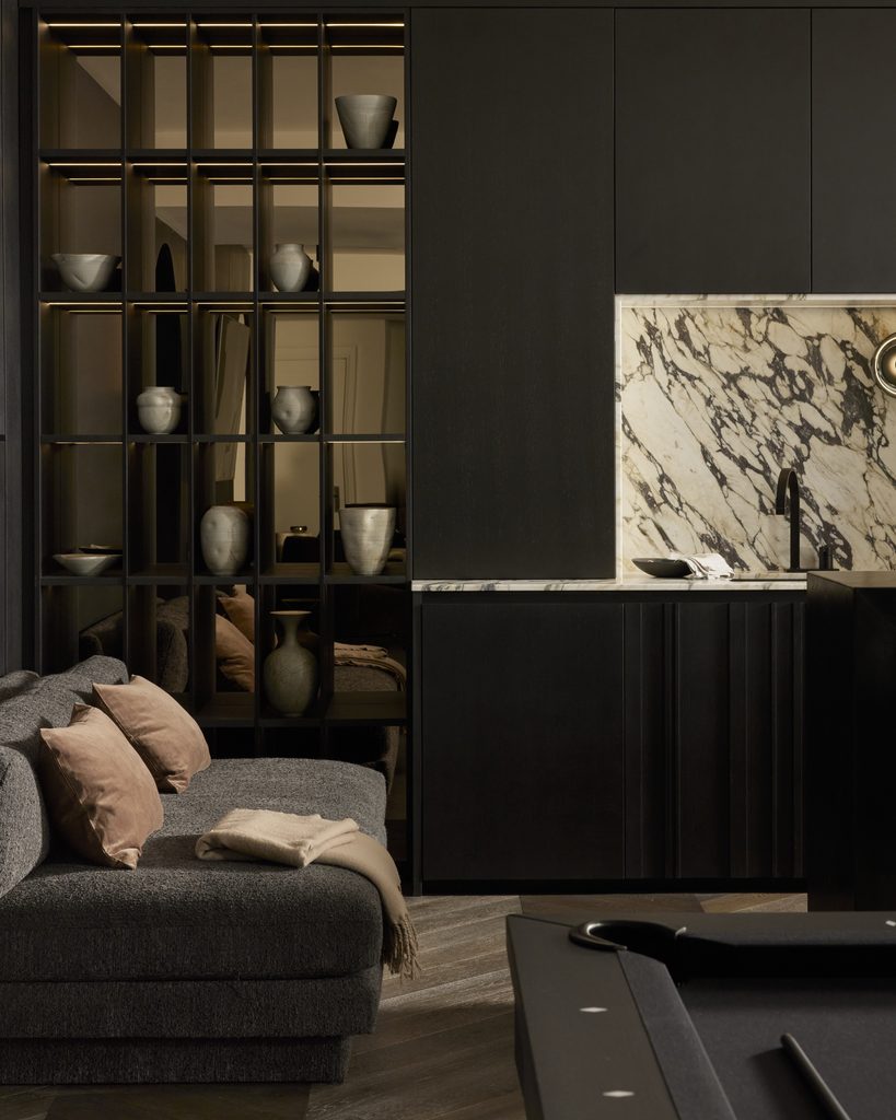 How Worth Interior Design Reimagined a Basement as a Private Members' Club 7 8. LisaWorthxKingCity11154