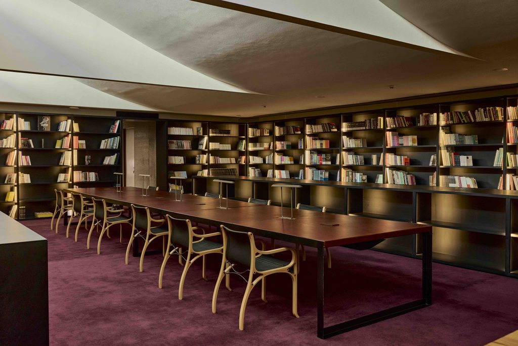 Centre for Contemporary Arts Tashkent CCA Tashkent. View of the library. Courtesy of the Uzbekistan Art and Culture Development Foundation ACDF and Andrey Arakelyan