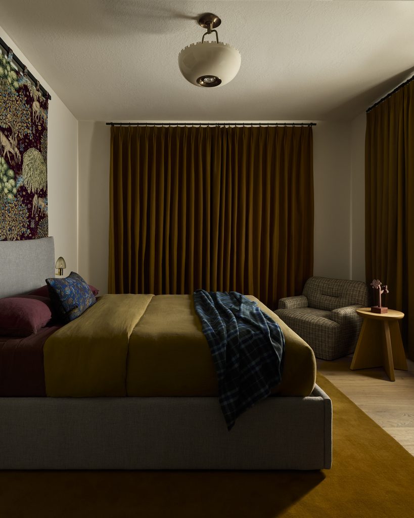 A Different Shade of Mountain Living 10 Golden Bedroom