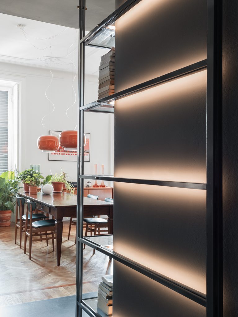 Two Languages: In Milan, A Former Law Office Becomes A Family Home Where Restored Stucco Meets Poured Resin 5 ZMA 002 BM 17 768x1024 1