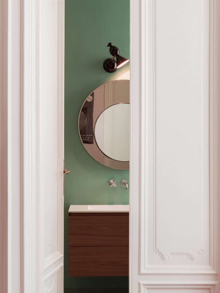 Two Languages: In Milan, A Former Law Office Becomes A Family Home Where Restored Stucco Meets Poured Resin 10 ZMA 002 BM 2 768x1024 1