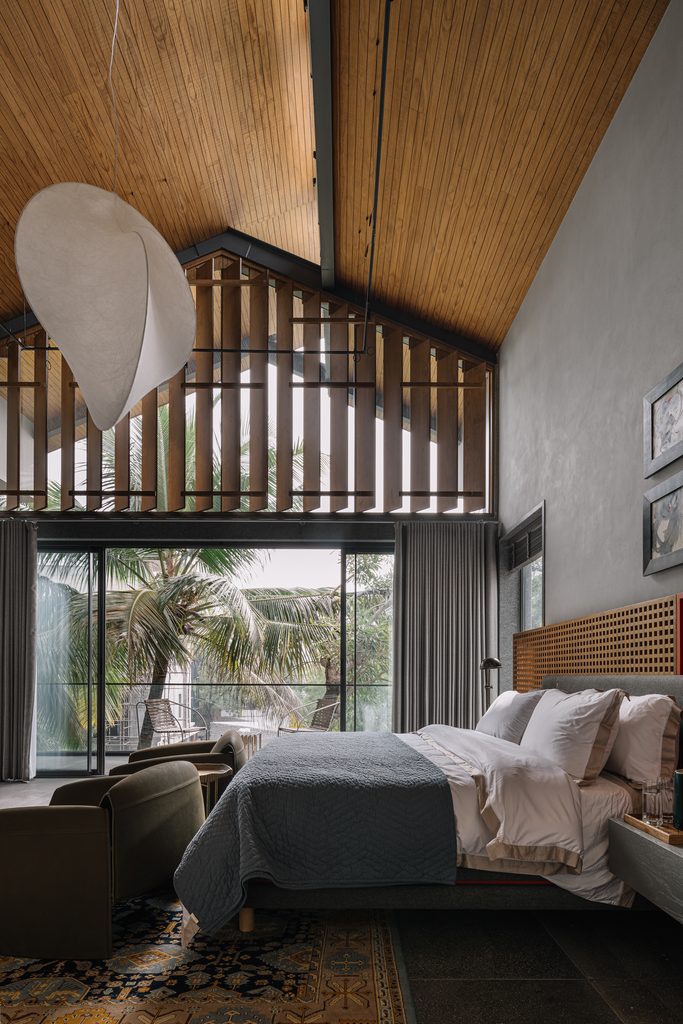 A House That Grows Around Nature 11 COCO BEANS Master Bedroom SF