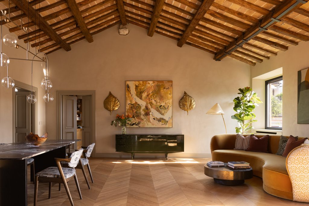 A 17th-Century Roman Building Sets the Framework for a Contemporary Interior 6 Roma 14
